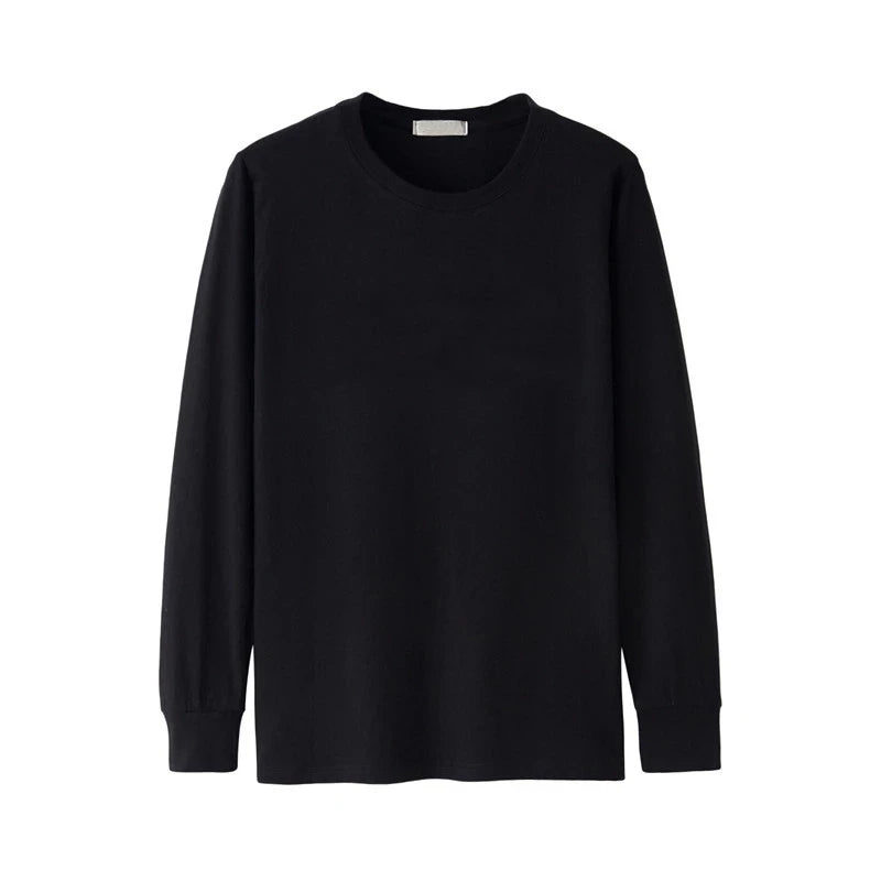 Men's T-Shirt Long Sleeve Winter 7XL 8XL 134cm Large Size 5XL 6XL Cotton Home T-Shirt