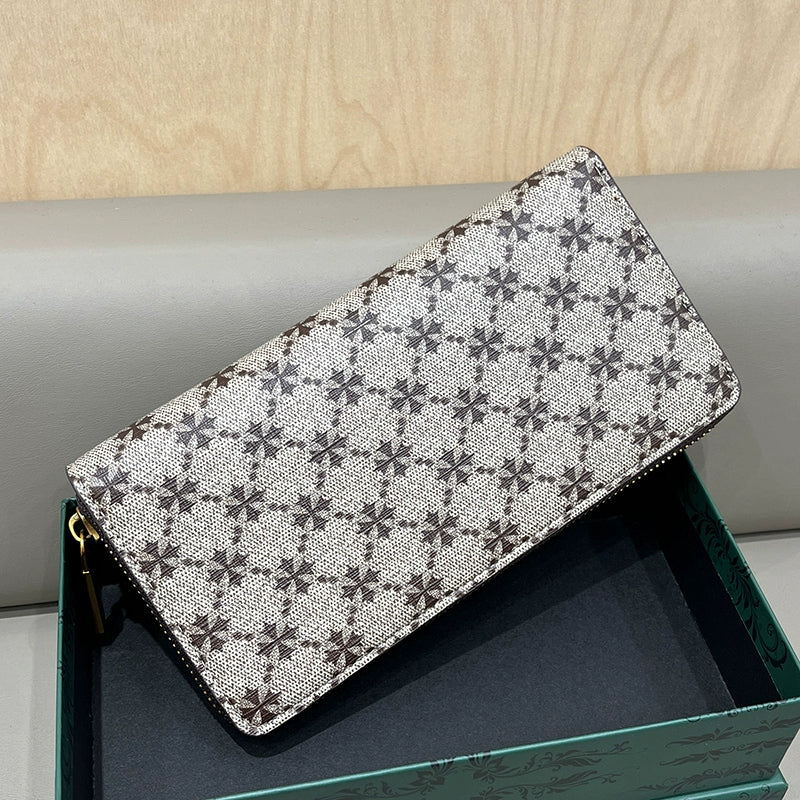 Fashion Presbyopic K-style Mid Length Long Length Zipper Women's Wallet