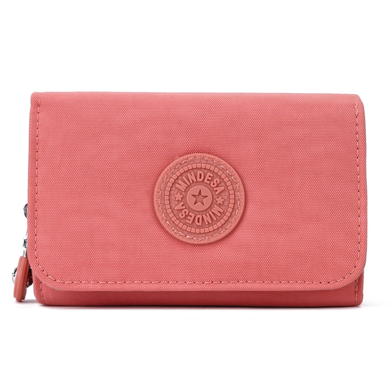 Nylon Fabric Flip Women's Stylish and Lightweight Zipper