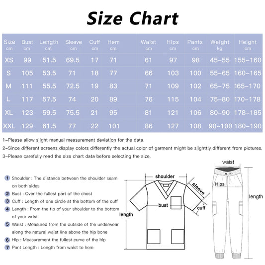 Surgical Uniforms Woman Beauty Salon Spa Work Clothes Long Sleeve Nursing Sets Medical Uniforms Clinical Suits Top Jogging Pants