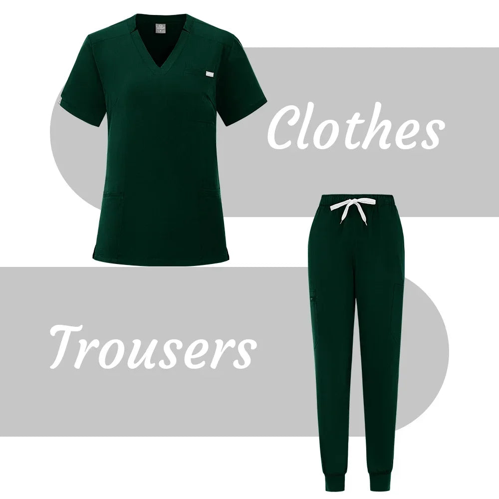 Wholesale Operating Room Medical Uniform Scrubs Hospital Working Scrubs Set Medical Supplies Nurse Dental Surgery Suit Workwear