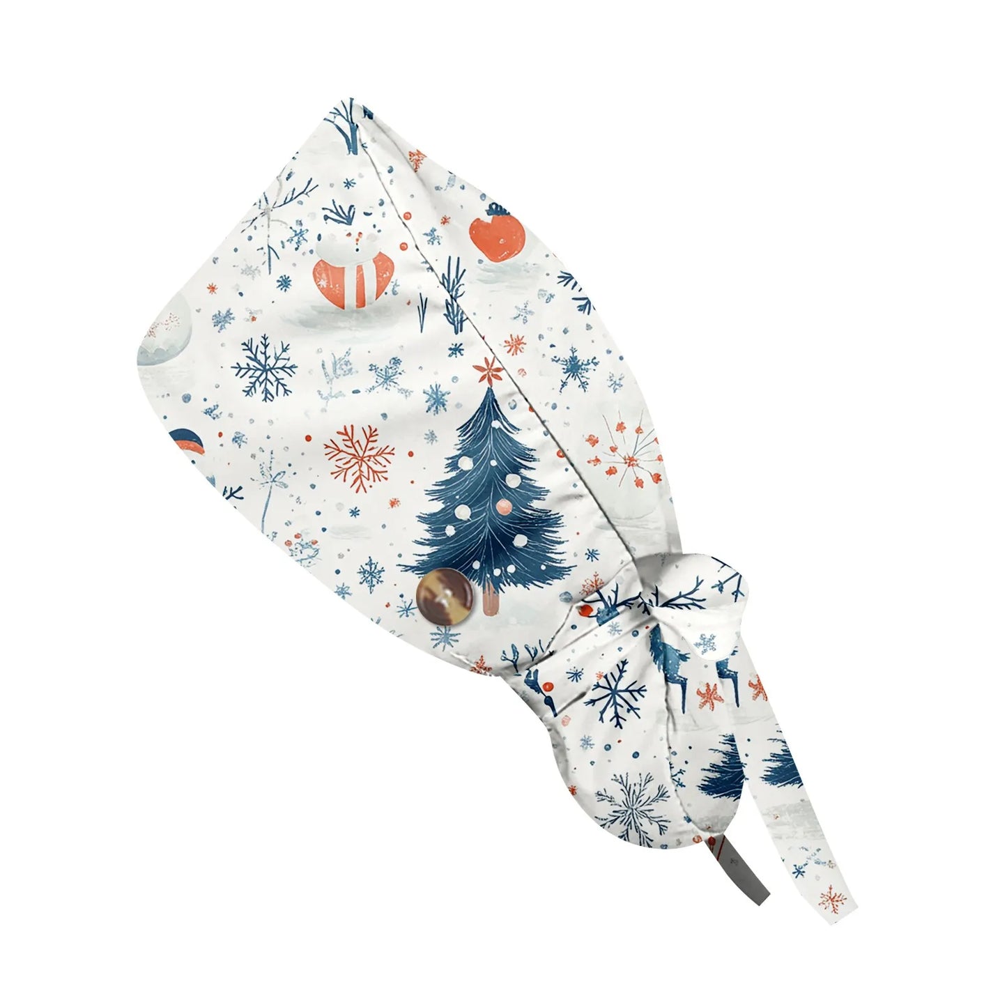 Christmas scrubs caps Pet shop hats Beauty Cleaning cap Wholesale prices cotton pet grooming nursing scrubs work cap