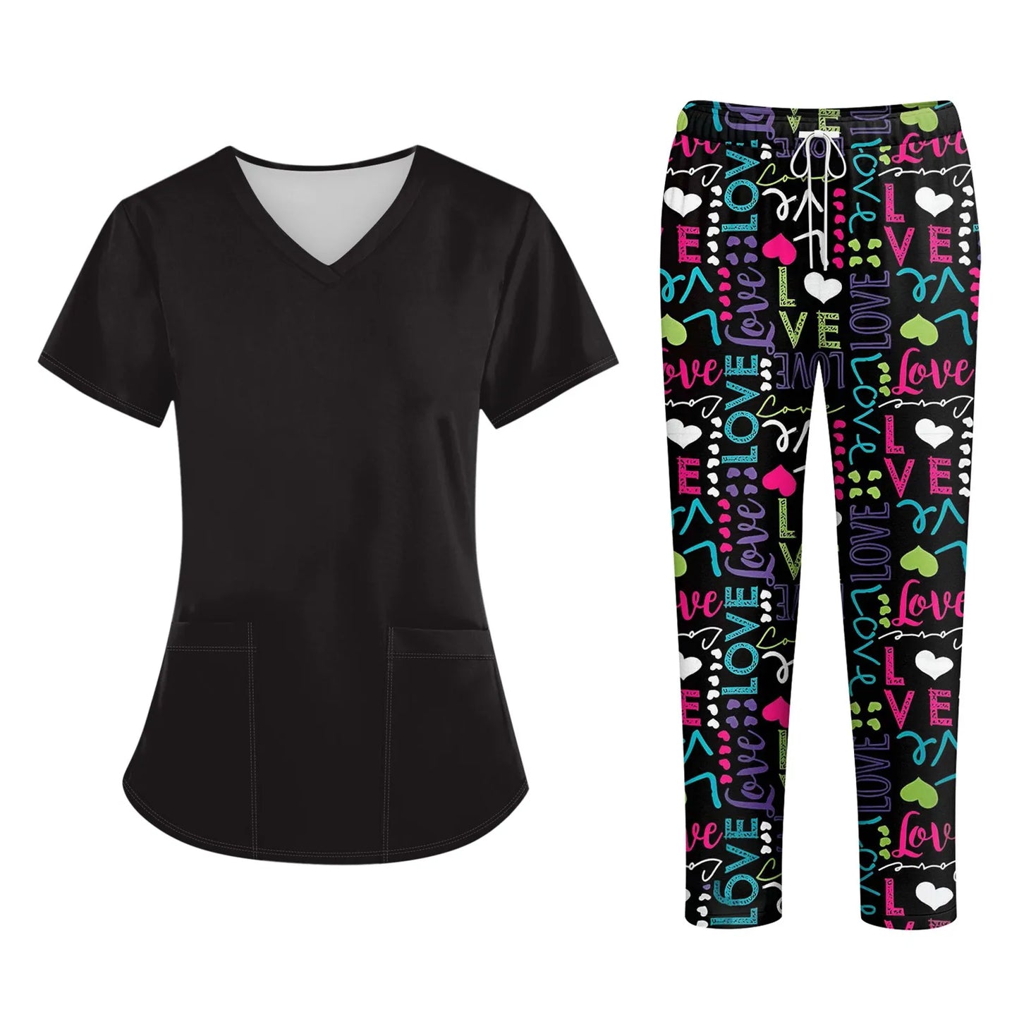 Unisex Medical Uniforms Men Women Nursing Clothes Beauty Costume Nurse Scrubs Sets Doctor Dentist Workwear Clinical Tops Pants