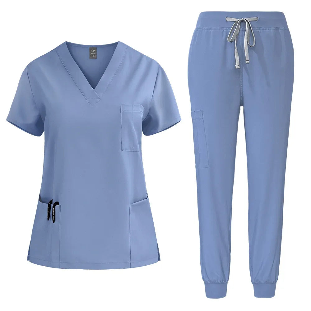 Nurse Uniform Woman Hospital Doctor Men's Medical Sweatshirt Nursing Pants Unisex Workshop Uniforms Beauty SPA Work Clothes New