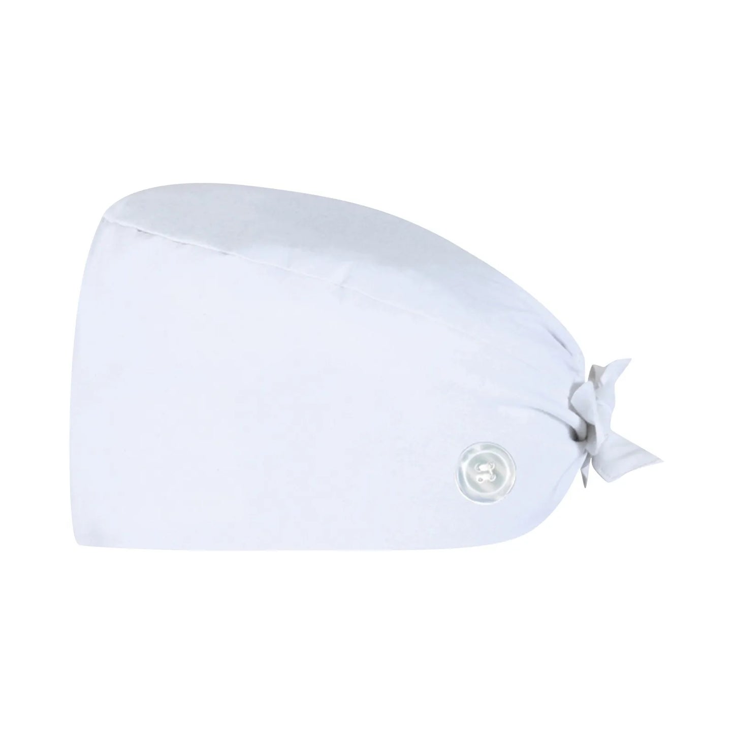 Nurse Solid Color Hat Surgical Cap Operating Room Hat Female Doctor Hats Stomatology Button Cap Dustproof ICU Nurse Hat