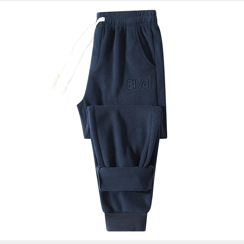 Winter Thick Polar Fleece Warm Sweatpants Men Streetwear Drawstring Casual Jogger Pants Male Loose Thermal Trousers 10xl 9xl 8xl