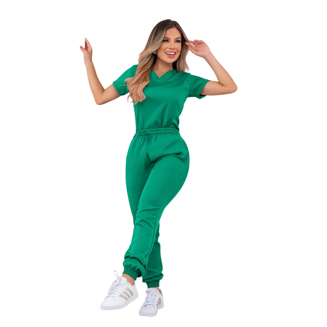 High Quality Scrubs Doctor Medical Center Uniform Comfortable Staff Scrub Suit Ladies Beauty Spa Salon Tunic Top+Pants Workwear