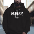 [New Autumn Fashion Brand Sweater] Nurse 2024 New Printed Autumn And Winter Plush Youth Versatile Spring And Autumn Style Plus Dalian Hat Fashion Brand Sweater