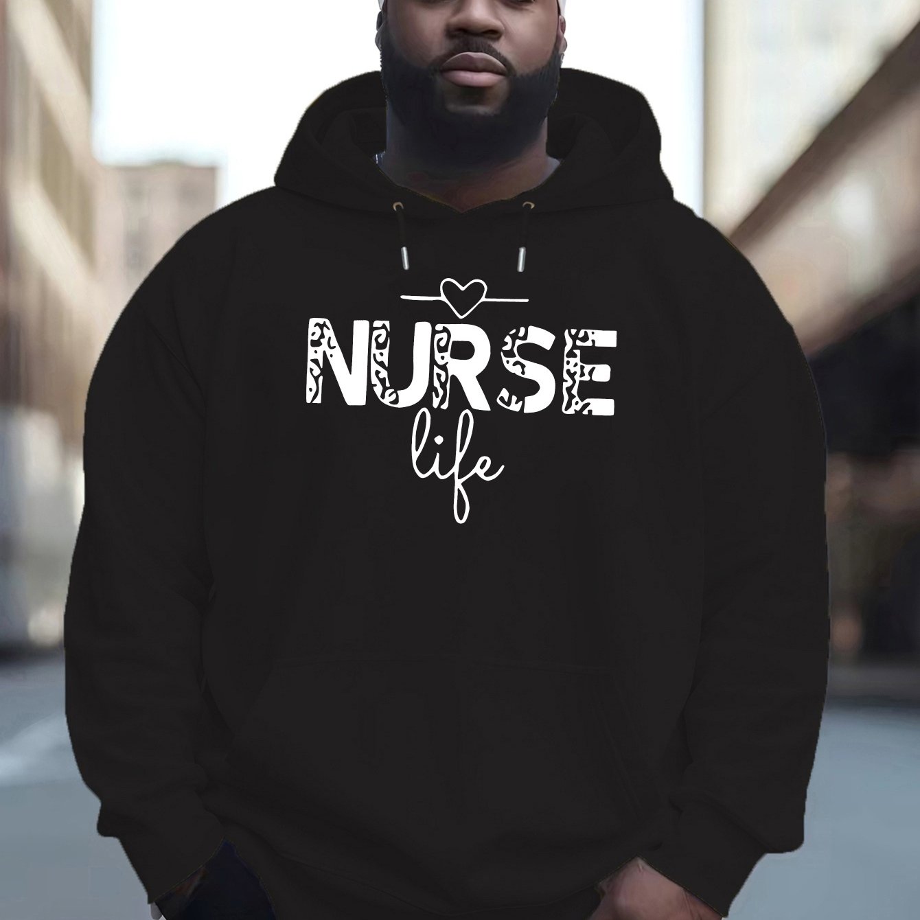 [New Autumn Fashion Brand Sweater] Nurse 2024 New Printed Autumn And Winter Plush Youth Versatile Spring And Autumn Style Plus Dalian Hat Fashion Brand Sweater