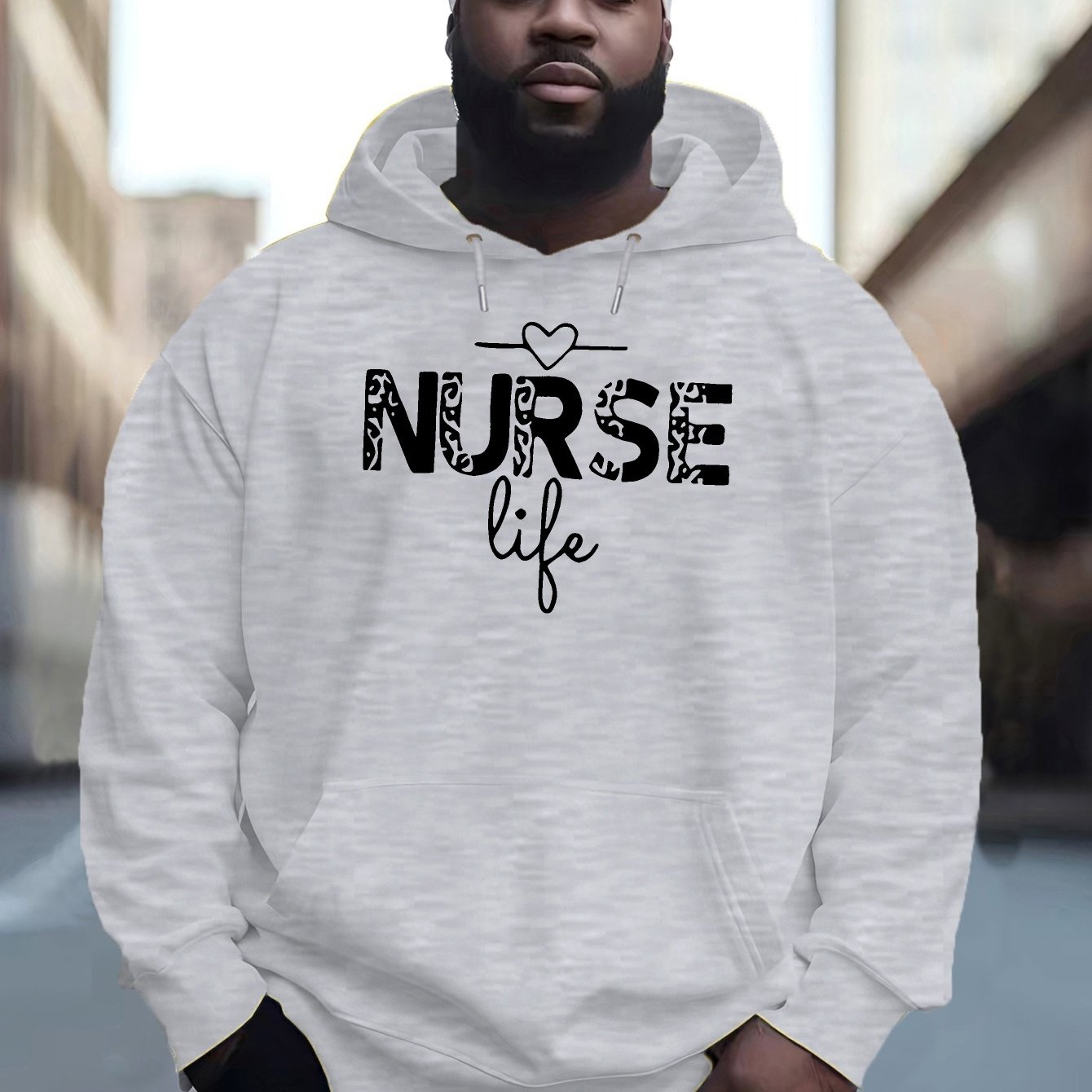 [New Autumn Fashion Brand Sweater] Nurse 2024 New Printed Autumn And Winter Plush Youth Versatile Spring And Autumn Style Plus Dalian Hat Fashion Brand Sweater