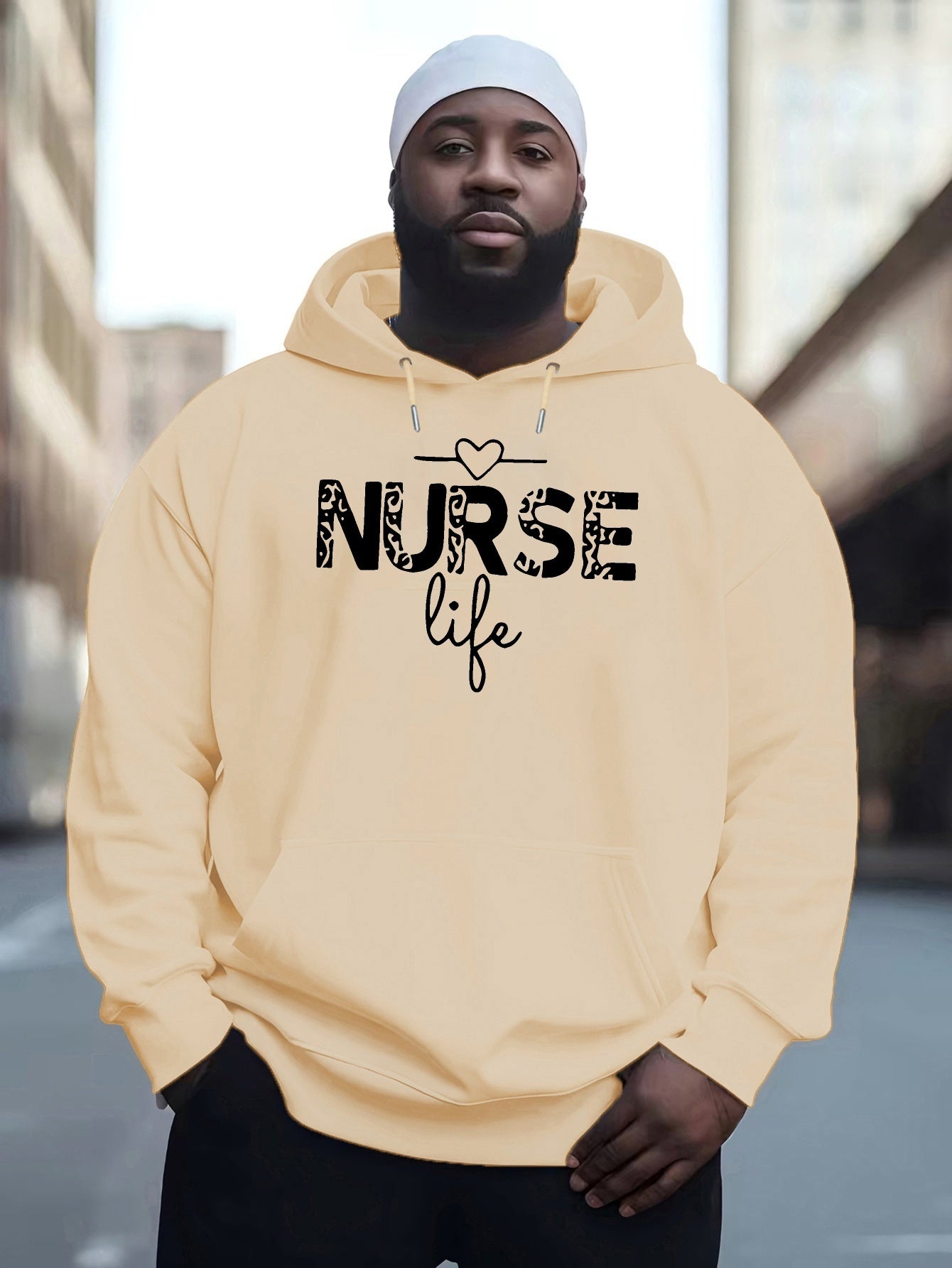 [New Autumn Fashion Brand Sweater] Nurse 2024 New Printed Autumn And Winter Plush Youth Versatile Spring And Autumn Style Plus Dalian Hat Fashion Brand Sweater