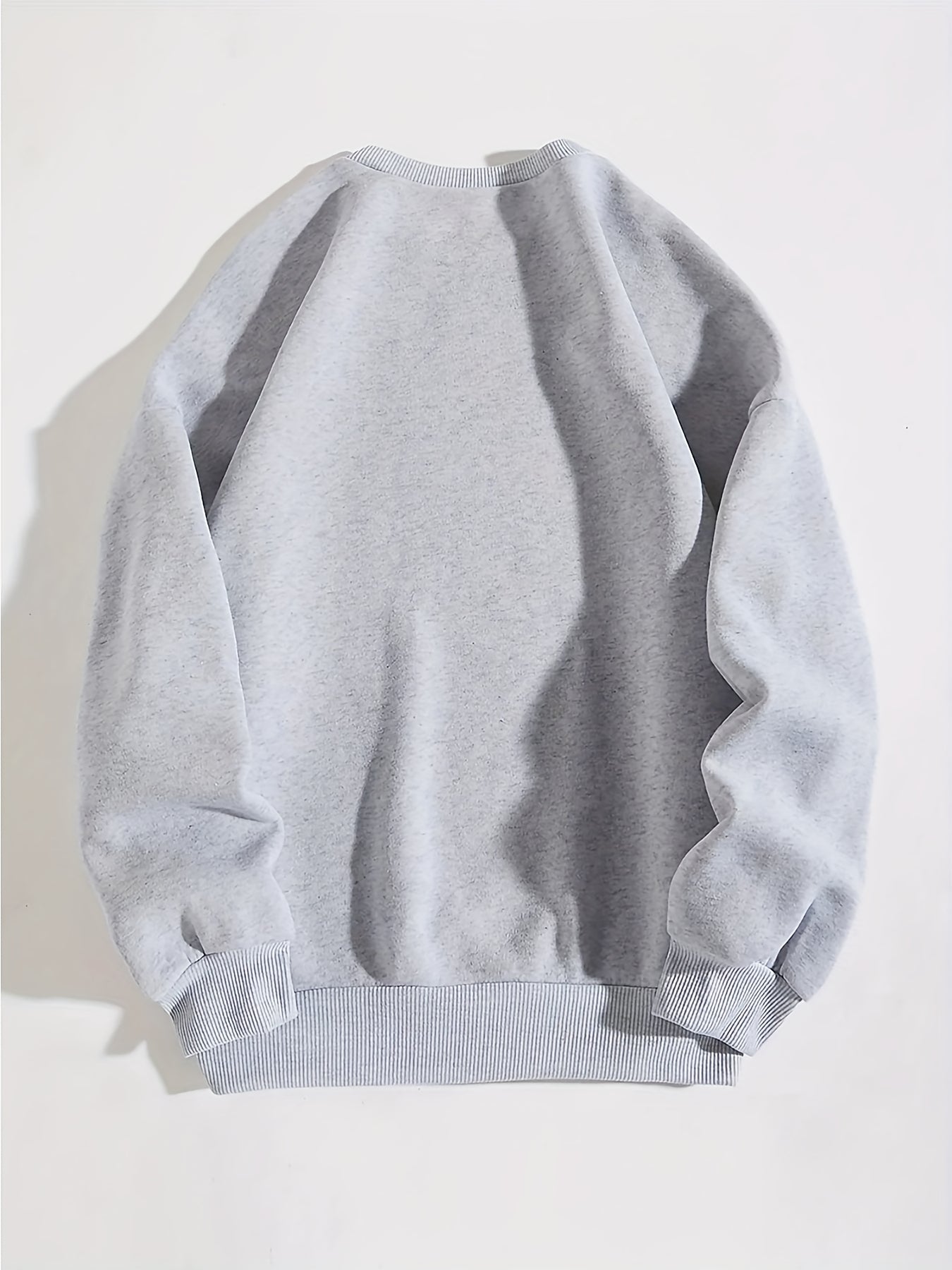 [Relaxed Fit] Women's "NURSE" Letter Print Crew Neck Sweatshirt - Cozy Long Sleeve Pullover, Casual Loose Fit, Perfect for Fall/Winter, Machine Washable, Polyester, Casual Wear|Casual Style|Machine Washable Garment