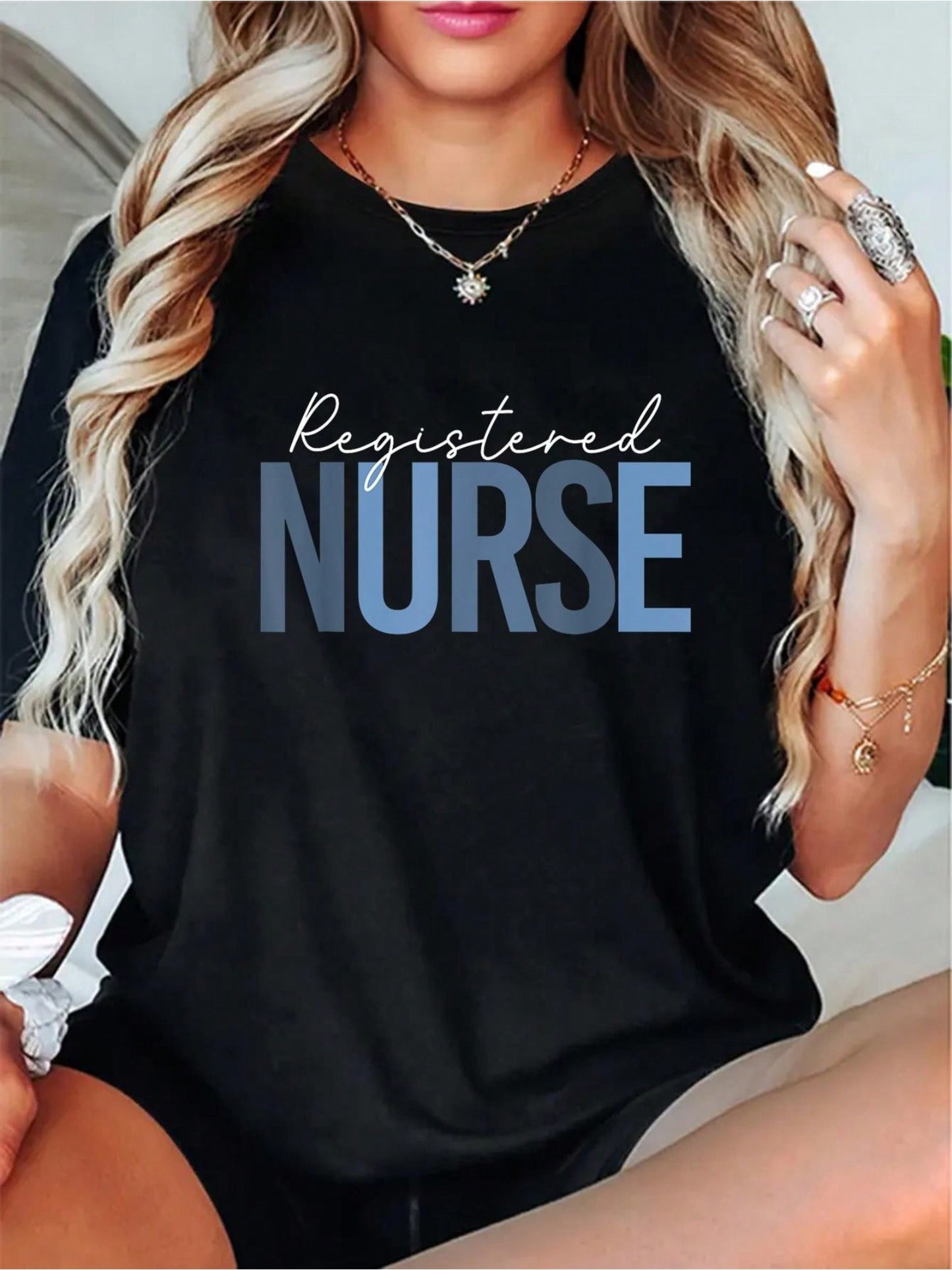 100% Women'S Registered Nurse - RN Nursing Nurses Day and Nurses Week T-Shirt
