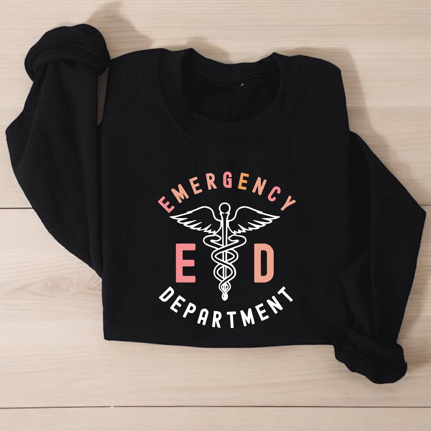 STM-1298 Emergency Department Sweatshirt, ER Nurse Gift Idea, Emergency Room Tech Sweatshirt, Future Nurse Sweater, Nursing School Graduate Cool Sweatshirt