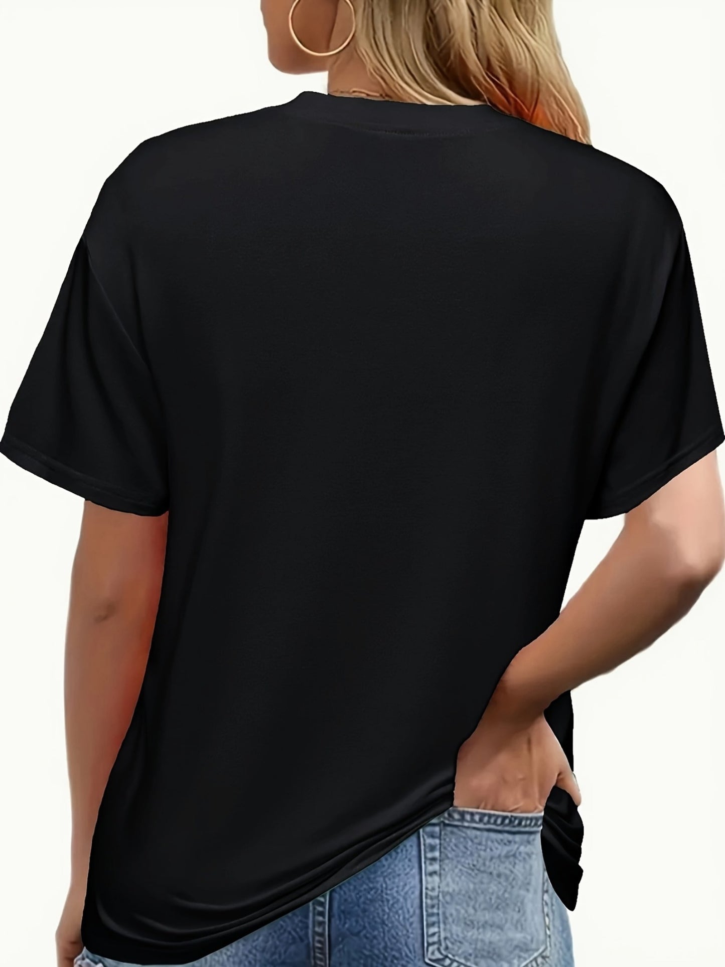 Women's Casual ER Nurse T-Shirt - 100%, Short Sleeve, Round Neck with Bold "EMERGENCY" Print, Lightweight & Breathable for Healthcare Professionals