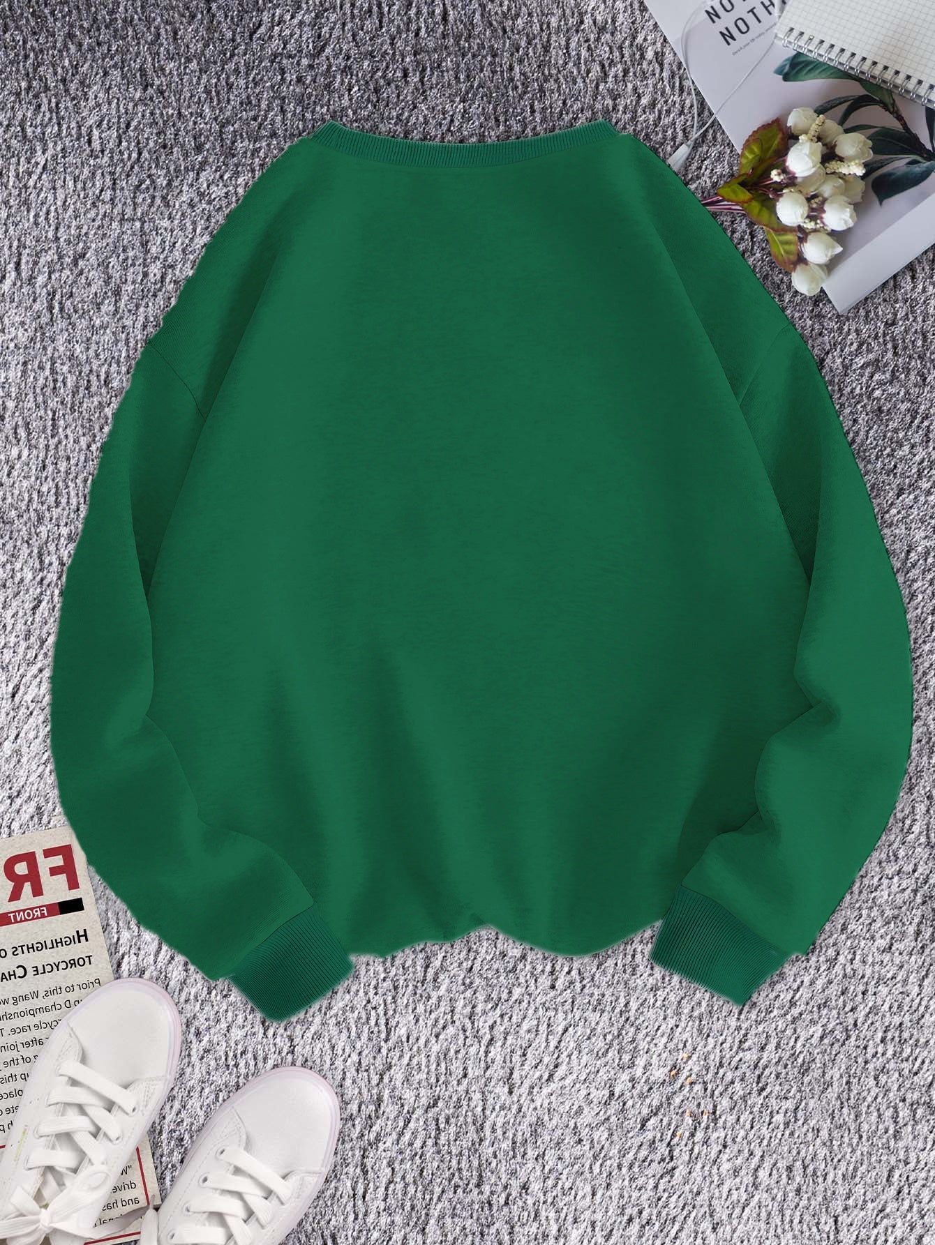 NURSE on dark background women sweatshirt and sweatpants set