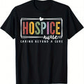 Hospice Nurse Appreciation Palliative Hospice Leopard Nurse T-Shirt