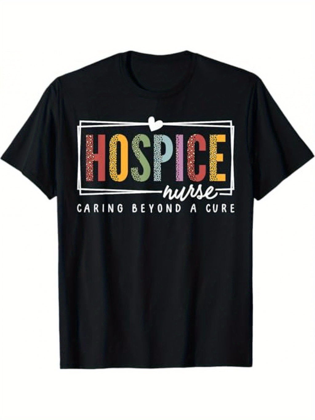 Hospice Nurse Appreciation Palliative Hospice Leopard Nurse T-Shirt