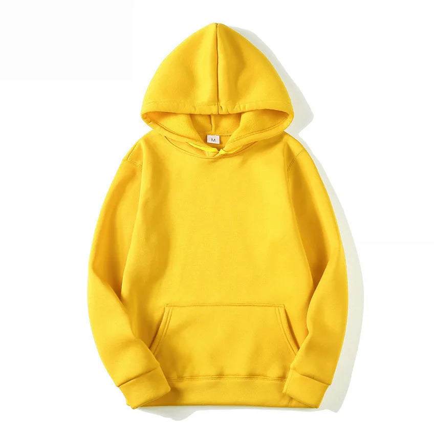 Hoodies Sweatshirts Men Woman Fashion Solid color Red Black Gray Pink Autumn Winter fleece