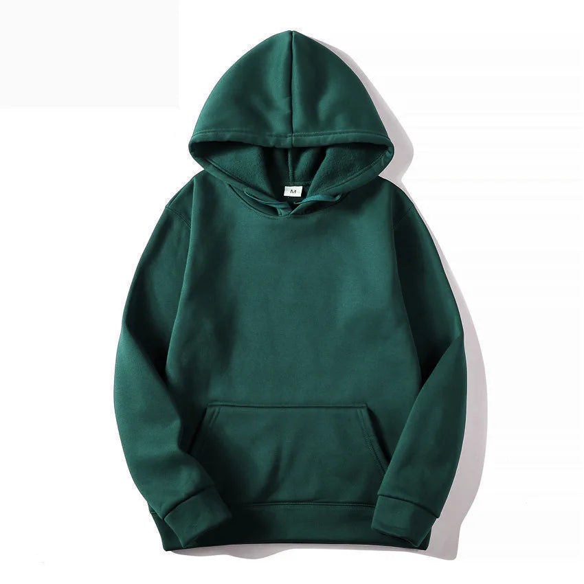 Hoodies Sweatshirts Men Woman Fashion Solid color Red Black Gray Pink Autumn Winter fleece
