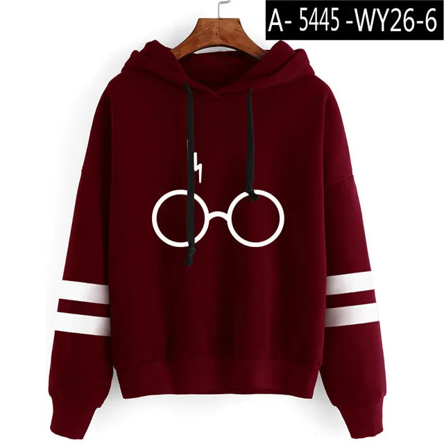 Harrys Glasses Printed Sweatshirt Hoodies Women/Men Casual Harajuku Hoodie Sweatshirts Fashion Fleece Jacket Coat Brand Clothes