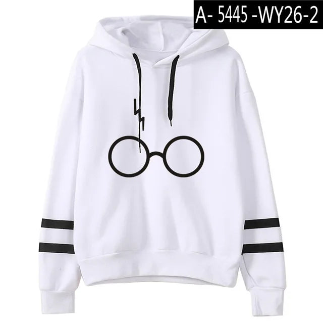 Harrys Glasses Printed Sweatshirt Hoodies Women/Men Casual Harajuku Hoodie Sweatshirts Fashion Fleece Jacket Coat Brand Clothes