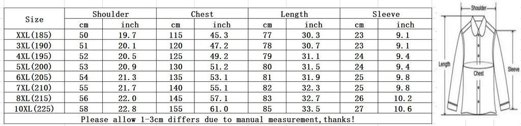 10XL 8XL 7XL New Summer Business Formal Shirts For Men Short Sleeve Loose Dress Shirt Man chemise homme Casual Brand Clothes