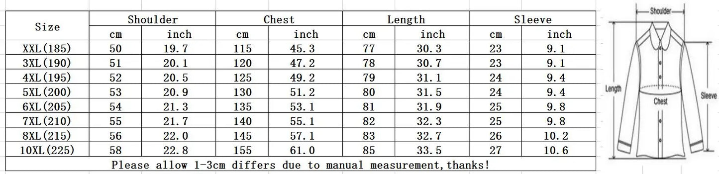 10XL 8XL 7XL New Summer Business Formal Shirts For Men Short Sleeve Loose Dress Shirt Man chemise homme Casual Brand Clothes