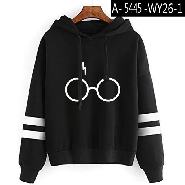 Harrys Glasses Printed Sweatshirt Hoodies Women/Men Casual Harajuku Hoodie Sweatshirts Fashion Fleece Jacket Coat Brand Clothes