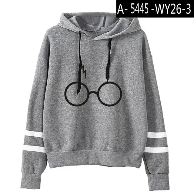 Harrys Glasses Printed Sweatshirt Hoodies Women/Men Casual Harajuku Hoodie Sweatshirts Fashion Fleece Jacket Coat Brand Clothes