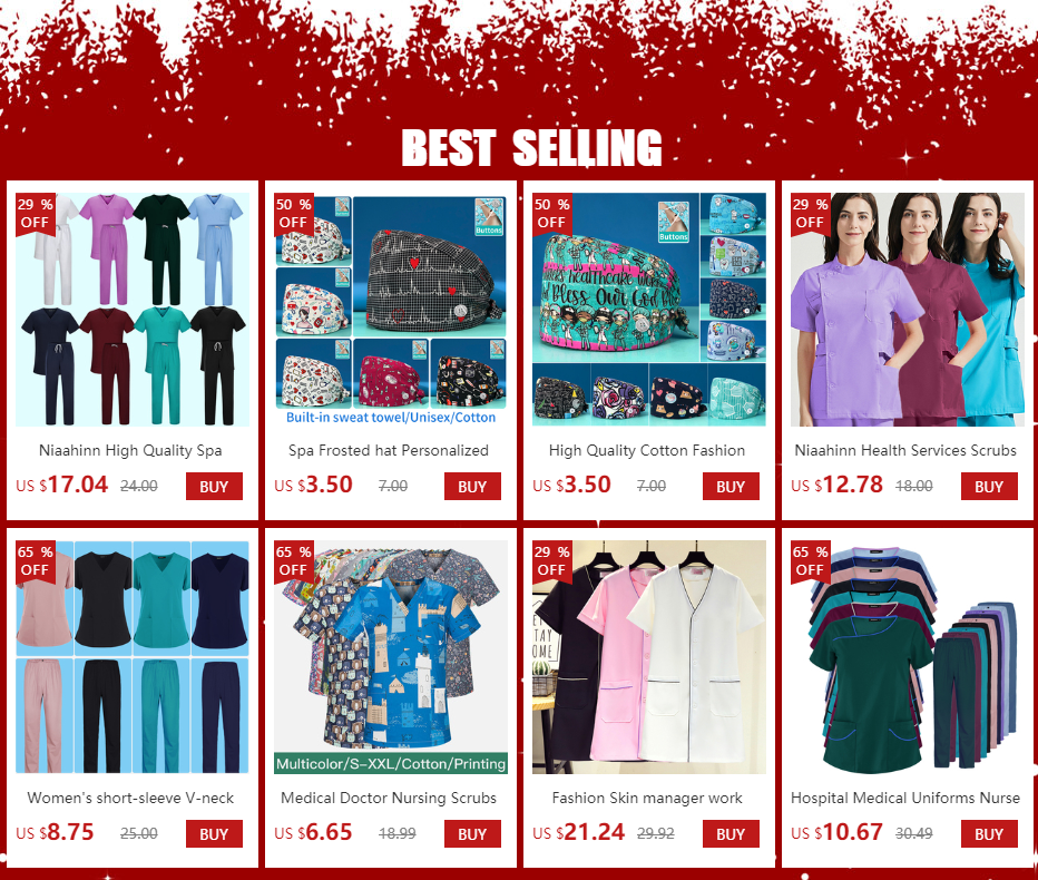 Pill Capsule Pattern Pink Scrubs Cap Female Nurse Medical Clinic Accessories Women's Operating Room Hat with Buttons Cotton Hats