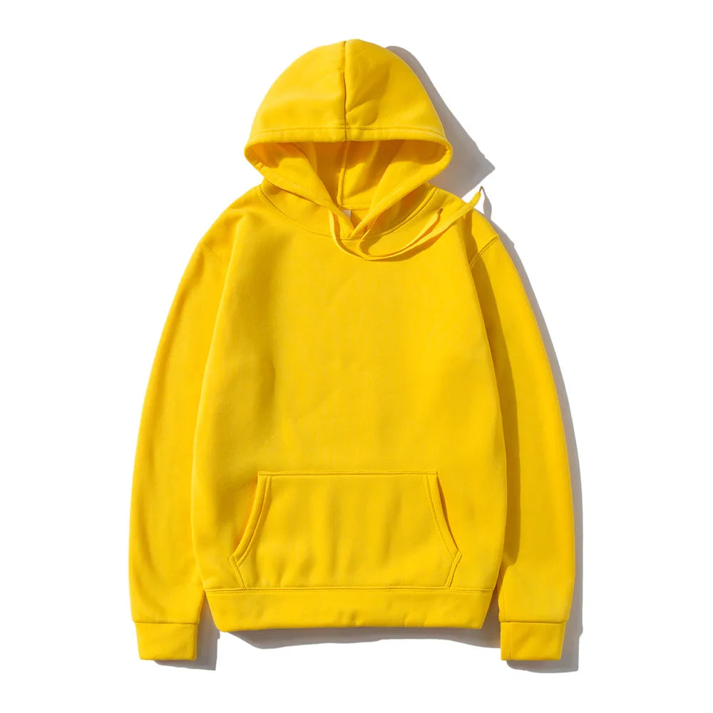 Hoodies Sweatshirts Men Woman Fashion Solid color Red Black Gray Pink Autumn Winter fleece