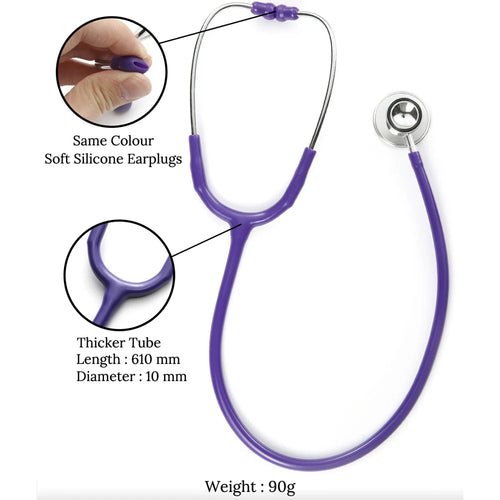 Double Head Cardiology Stethoscope Doctor Professional Dual Head Stethoscope Nurse Vet Medical Equipment Medical Student Device