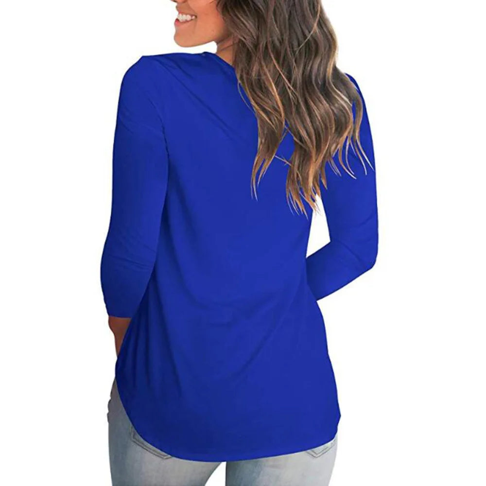 Plus Size S-5xl Summer Women Long Sleeve Women Top V-neck Long-sleeved Women T-shirt Female Oversized T-shirt Women Sexy Tops