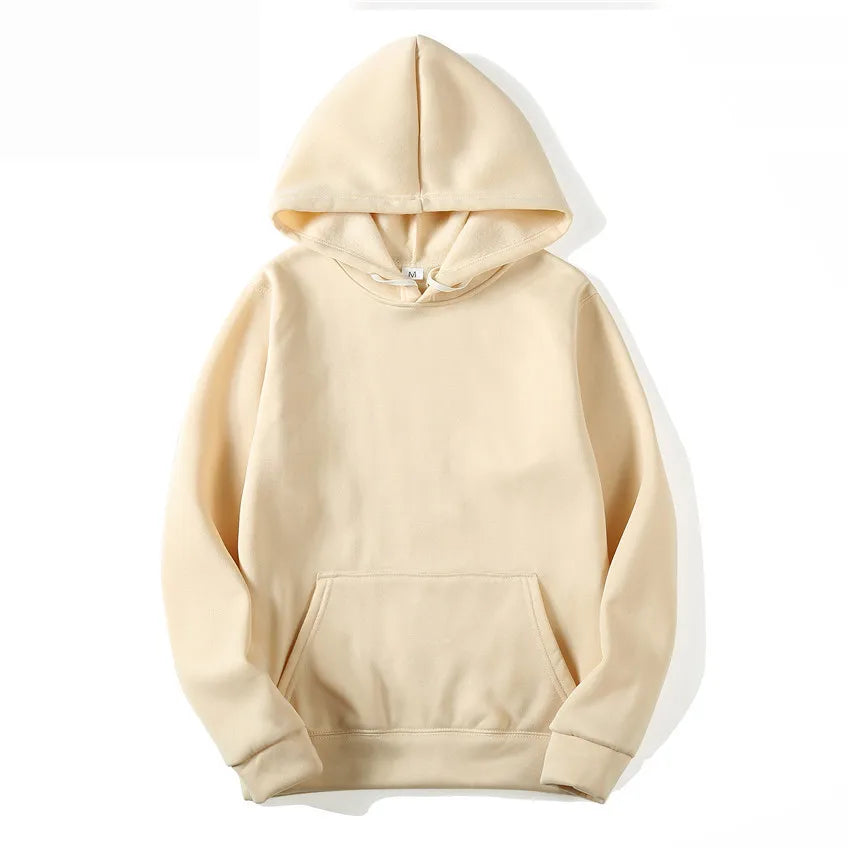 Hoodies Sweatshirts Men Woman Fashion Solid color Red Black Gray Pink Autumn Winter fleece