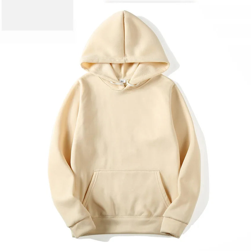 Hoodies Sweatshirts Men Woman Fashion Solid color Red Black Gray Pink Autumn Winter fleece