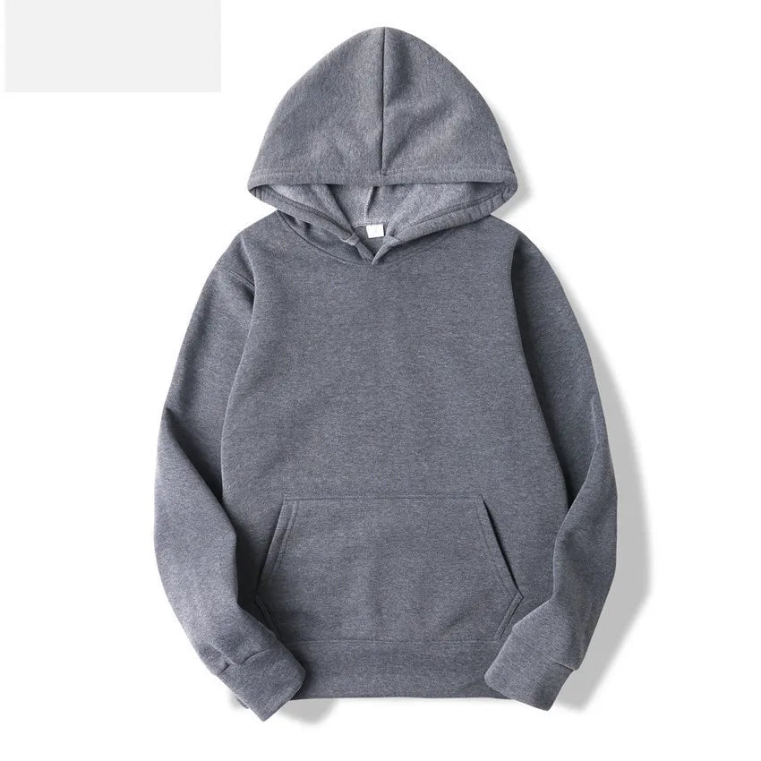 Hoodies Sweatshirts Men Woman Fashion Solid color Red Black Gray Pink Autumn Winter fleece