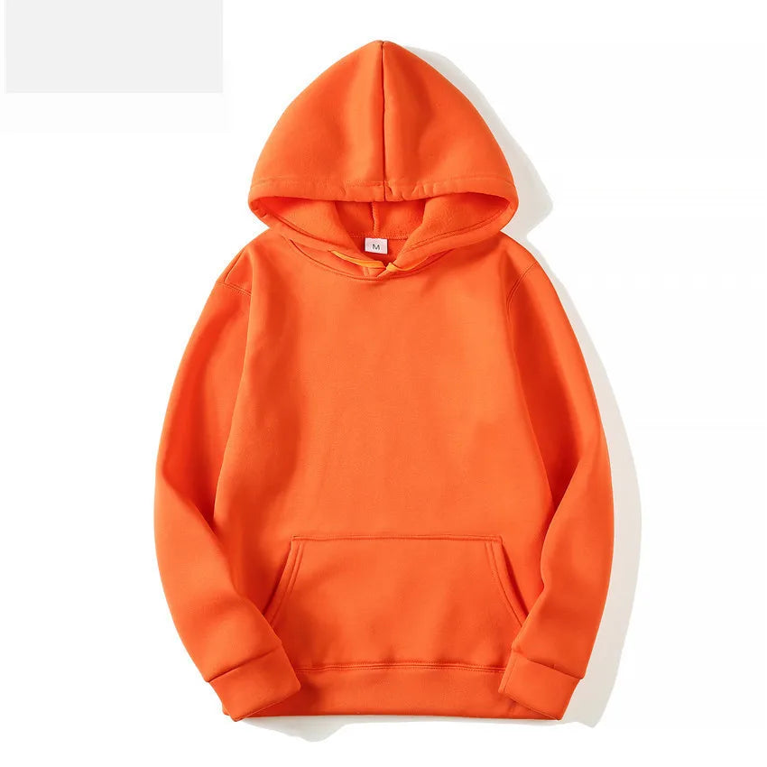 Hoodies Sweatshirts Men Woman Fashion Solid color Red Black Gray Pink Autumn Winter fleece