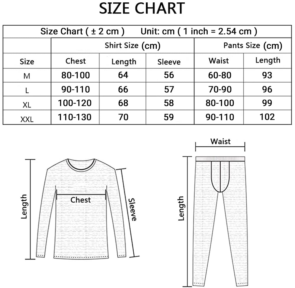 Men's Winter Thermal Underwear Man First Layer Thermal Shirt Male Thermal Underwear Suit Men Long Johns Shirts & Tops Bottom Set