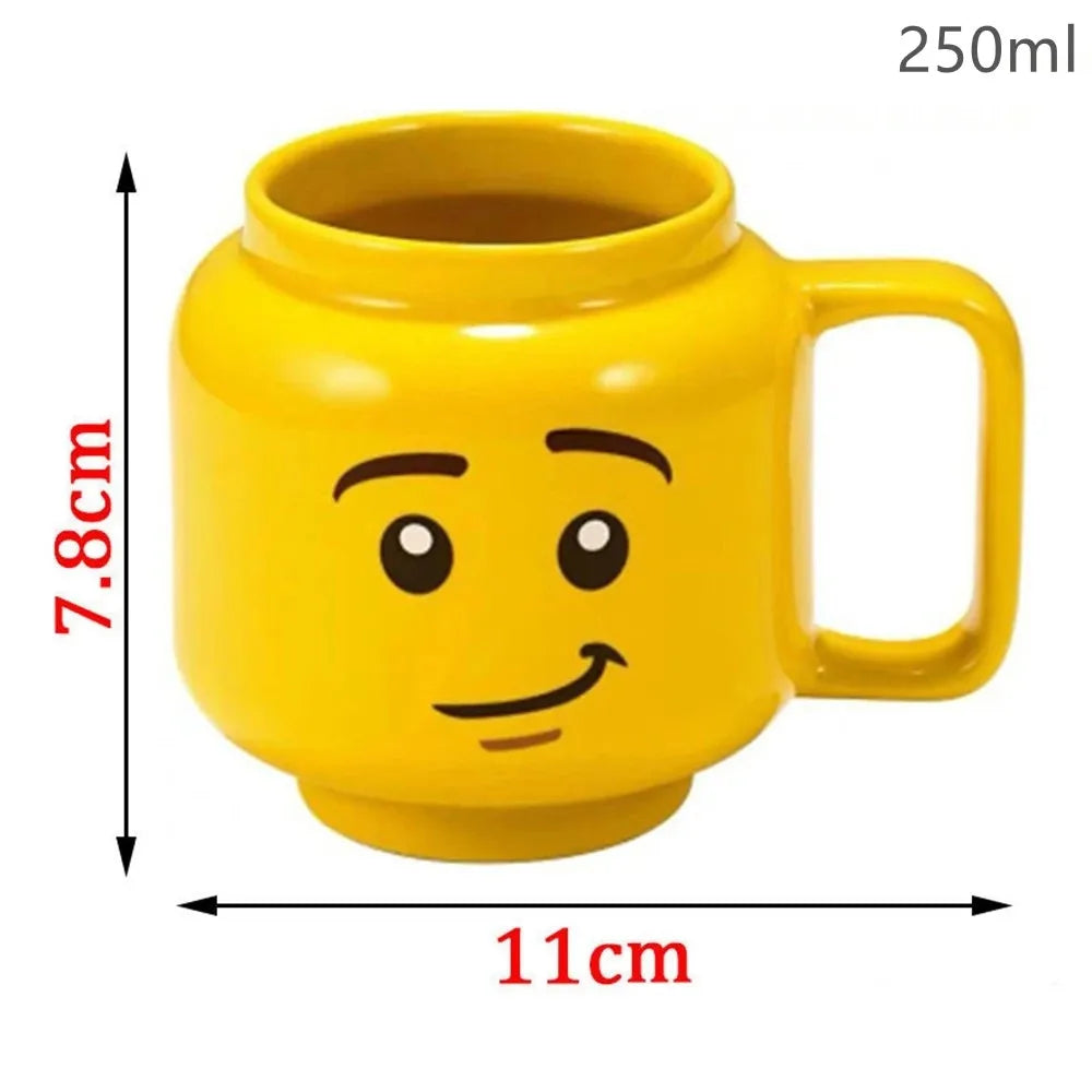 Funny Ceramic Cups Cartoon Coffee Milk Tea Water Cup Cute Funny Children Drinking Camping Party Picnic Mugs Gifts
