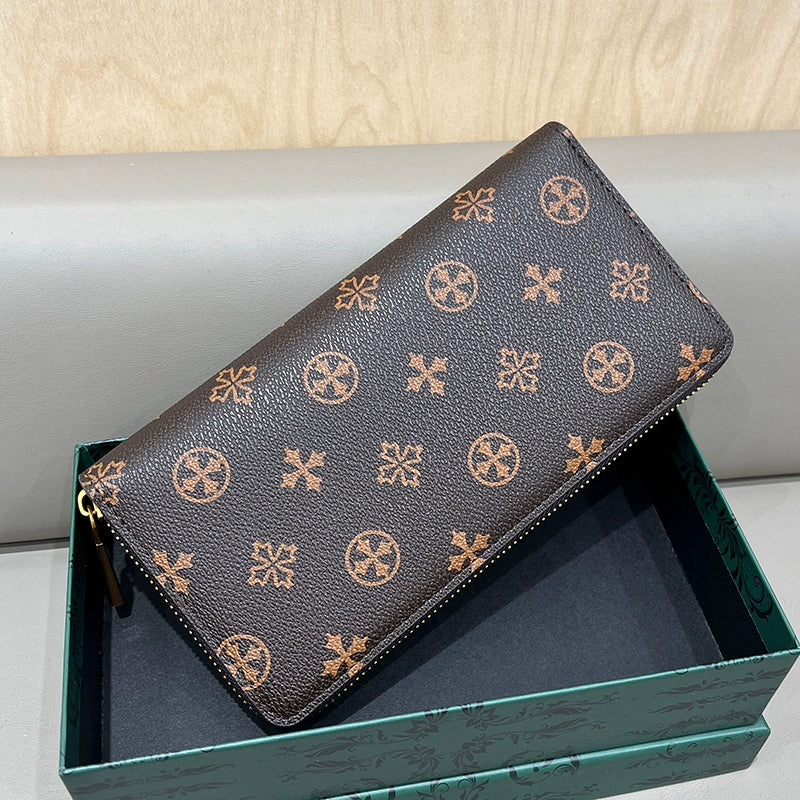 Fashion Presbyopic K-style Mid Length Long Length Zipper Women's Wallet