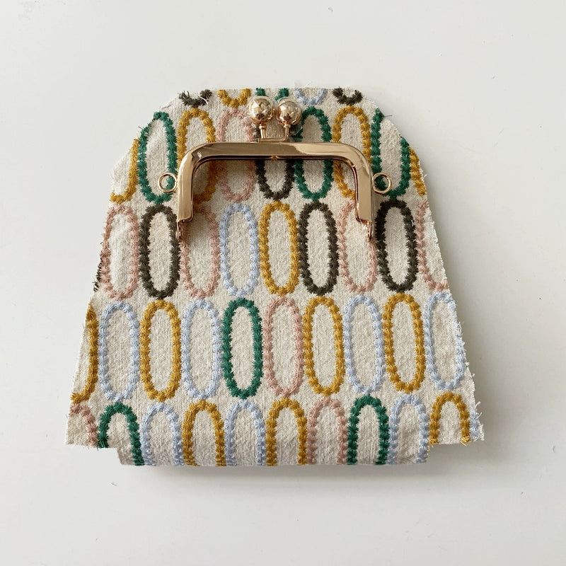 Machine Embroidery Extended Mobile Phone Bag Fabric