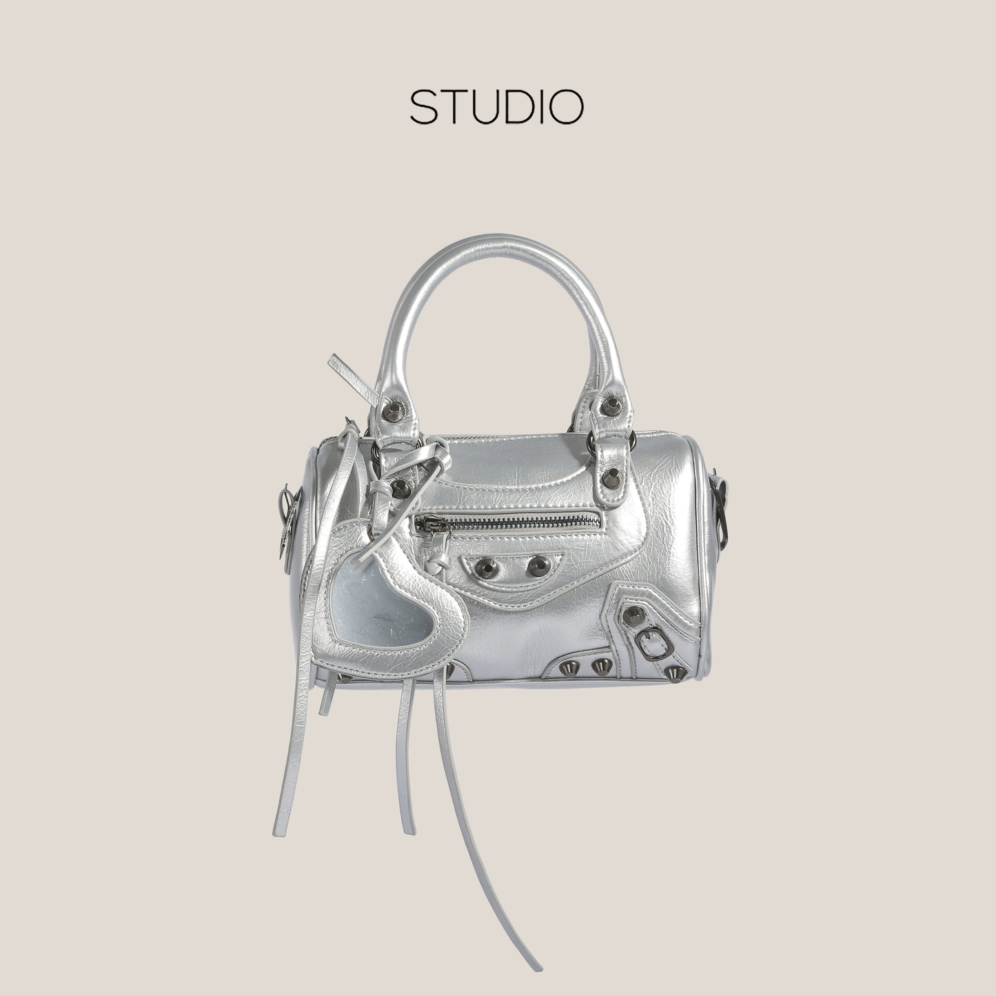 Bag Women's Trendy Cool Motorcycle Fashion Shoulder Handbag