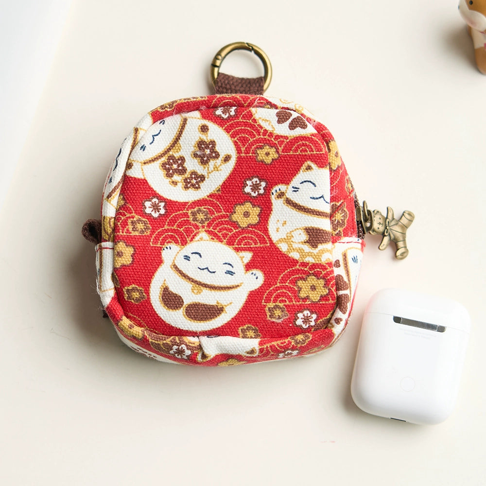 Mini Fabric Cute Portable Girl Small Saddle Bag
