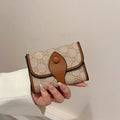 Niche Style Classic Internet Celebrity Big Small Wallet Women's Short Multi-Card Foldable Vintage Buckle Long Handheld Coin Purse