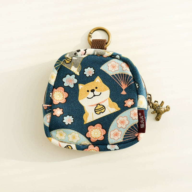 Mini Fabric Cute Portable Girl Small Saddle Bag