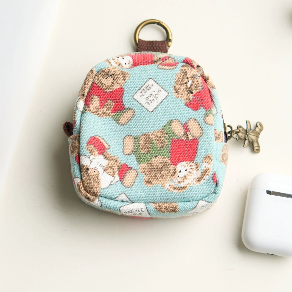 Mini Fabric Cute Portable Girl Small Saddle Bag