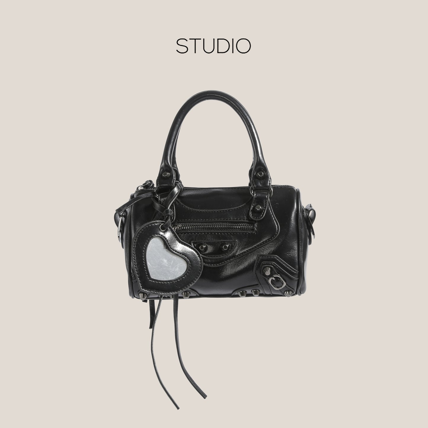 Bag Women's Trendy Cool Motorcycle Fashion Shoulder Handbag