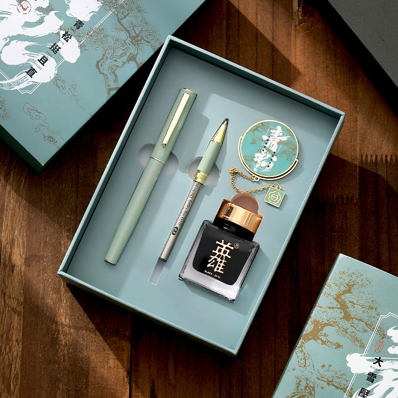 Hero Hero E506 Pen Gift Box Nantang Series Official Authentic Products High-End Gift Giving Presents Suit Good-looking Gift Office Adult Male and Female Student Art Calligraphy Practice Logo Lettering