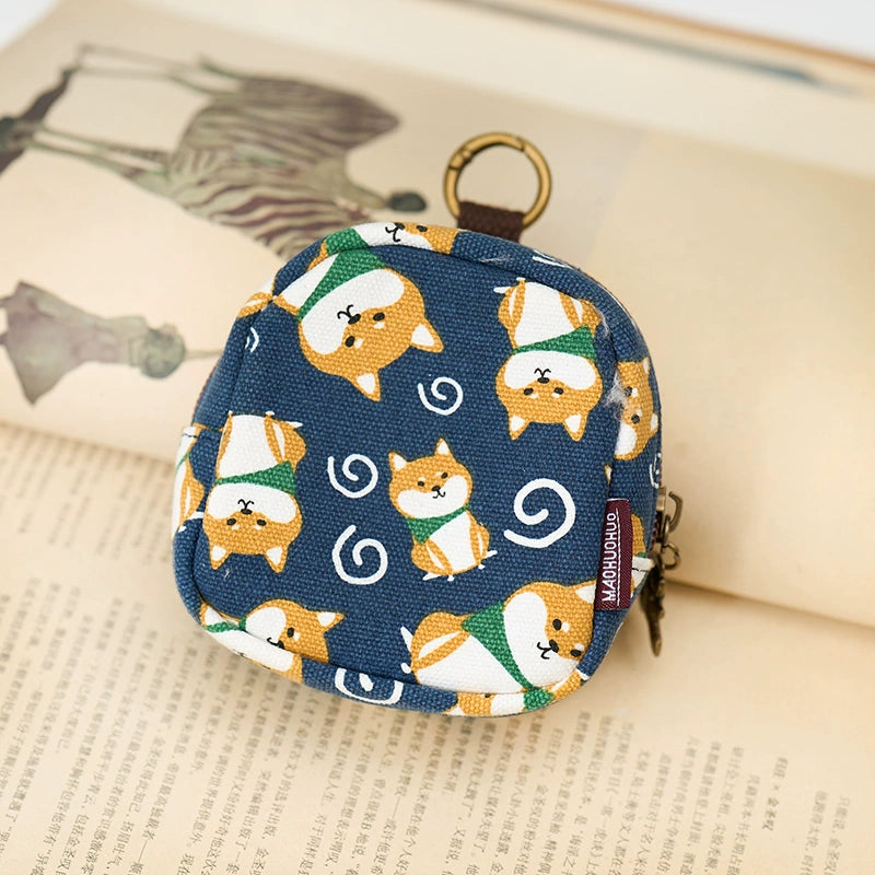 Mini Fabric Cute Portable Girl Small Saddle Bag